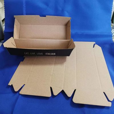 Caixa de embalagem de cartão ondulado para hambúrgueres, lanches e alimentos com um design personalizado a um preço mais barato