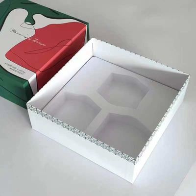 2024 novo design queijo gelado embalagem caixa de presente com bandeja interna branca toque suave sentimento na caixa