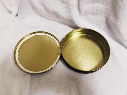 Embalagem de qualidade alimentar 500 ml com preto fosco dentro de ouro