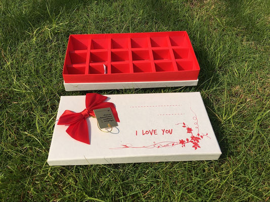Caixa de presente de papel rígido e vazio personalizada Caixa de presente de chocolate embalagem para festival