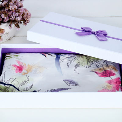 Caixas-presente rígidas de retângulo feitas à mão, Caixa de embalagem de papel rígido personalizado