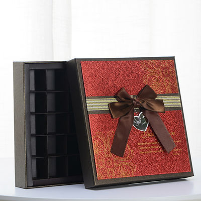 Elegante caixa de chocolate de cartão de luxo