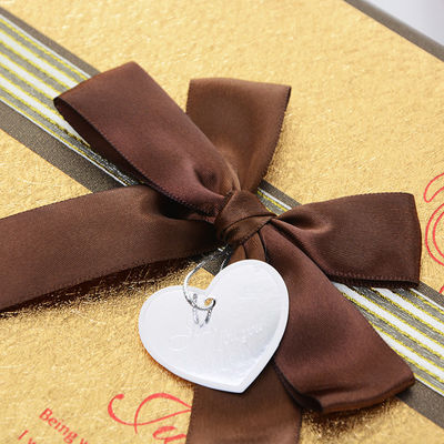 Elegante caixa de chocolate de cartão de luxo