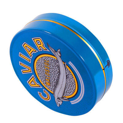 125g 250g Caviar Embalagem Caixa de Lata Canela Cor Personalizada ISO 9001 aprovado