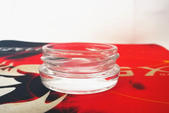 Gráfico de alta transparência 0.5 oz 15-20 gramas frasco de caviar de vidro com tampa de metal em cores diferentes