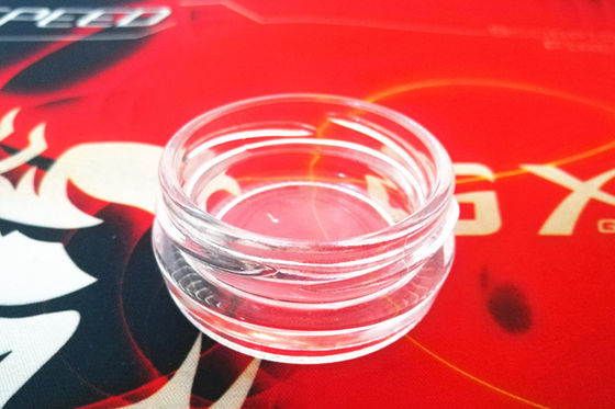 Gráfico de alta transparência 0.5 oz 15-20 gramas frasco de caviar de vidro com tampa de metal em cores diferentes