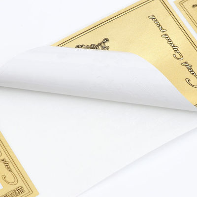 Matt Gold Logotipo Etiquetas Adesivos, Multifigura Imprimir suas próprias etiquetas de garrafas de vinho