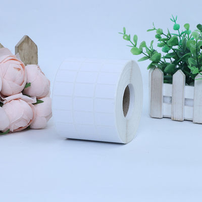 Rolo de etiquetas de impressora de códigos de barras térmicas em branco, rolo de adesivos de códigos de barras à prova d' água