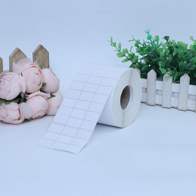 Rolo de etiquetas de impressora de códigos de barras térmicas em branco, rolo de adesivos de códigos de barras à prova d' água