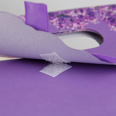 Sacos de presente de papel impresso sob medida com fecho de velcro