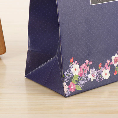 Spot UV / estampagem a quente bolsas de papel de compras de varejo doces doce bolsa de presente para crianças