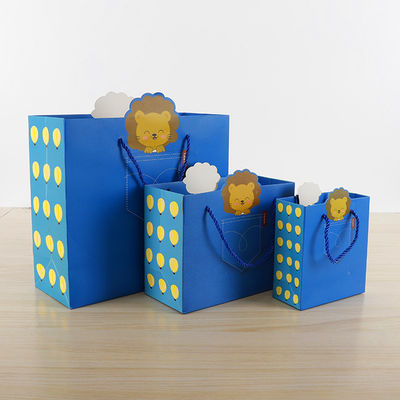 Sacos de papel de compras personalizados para pequenos presentes para crianças
