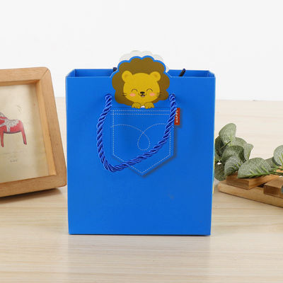 Sacos de papel de compras personalizados para pequenos presentes para crianças