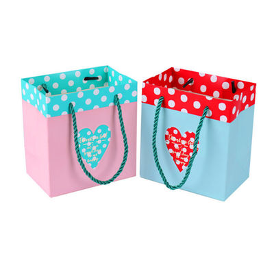 Bolsas de papel personalizadas, bolsas de papel personalizadas com alça de fita.