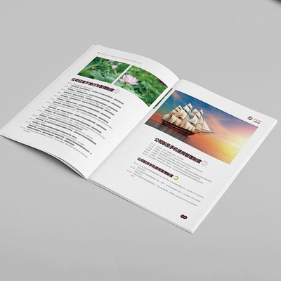 Papel de capa macia Folhetos a cores, Impressão de cartões de visita personalizados ISO 9001 aprovado