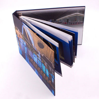 Impressão profissional de folhetos em cores completas Livro de capa dura com SPOT UV