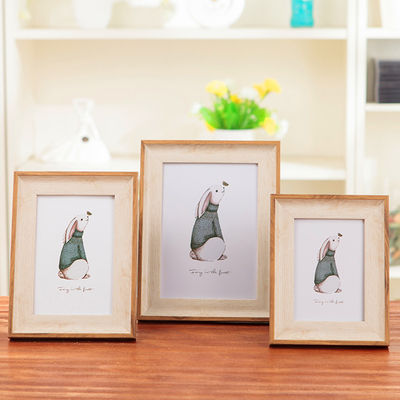 Quadro de casamento em madeira de 7 cores.