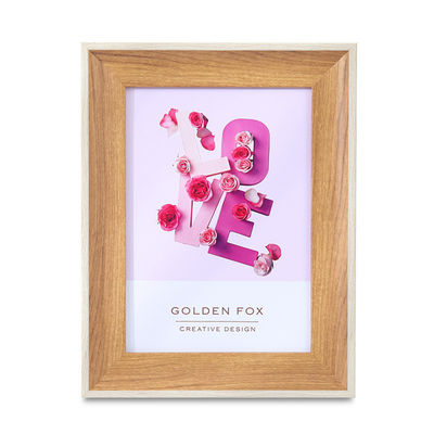Quadro de casamento em madeira de 7 cores.