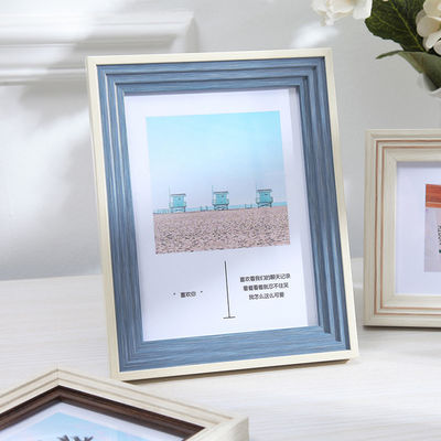 Porta-sinal de quadro fotográfico personalizado impermeável 3 cores, montado na parede / suporte de mesa