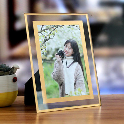 Quadros fotográficos de vidro retangular com 12 cores disponíveis