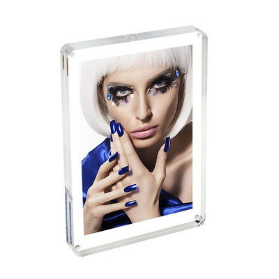 Quadro fotográfico magnético personalizado de alta transparência Material acrílico com dois lados