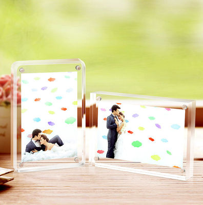 Quadro fotográfico magnético personalizado de alta transparência Material acrílico com dois lados