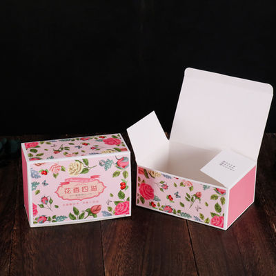Caixa de embalagem de chá de flores de lanches Impressão offset com tamanho personalizado