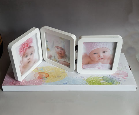 Quadros personalizados de madeira, Luxo Quadro triplo logotipo impresso