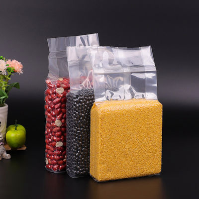 Sacos para armazenamento de alimentos de vácuo de qualidade alimentar, sacos de alimentos de plástico transparente laminados a cores