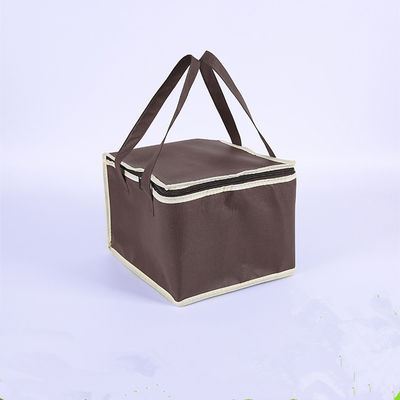 OEM Soft Insulated Cooler Bag 4 Size Brown Insulated Bag Stock Disponível
