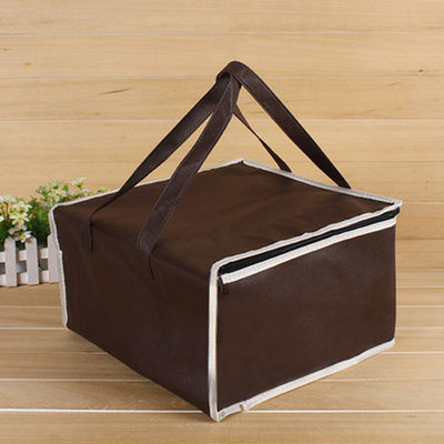 OEM Soft Insulated Cooler Bag 4 Size Brown Insulated Bag Stock Disponível