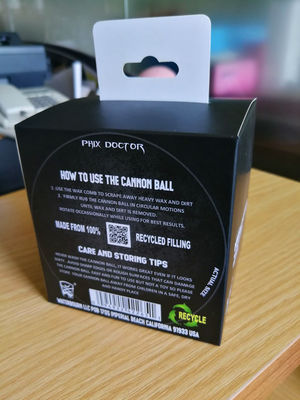 Caixa de embalagem de papel personalizado para cuidados pessoais, incluindo impressão de logotipo personalizado aceita, otimizada para requisitos industriais