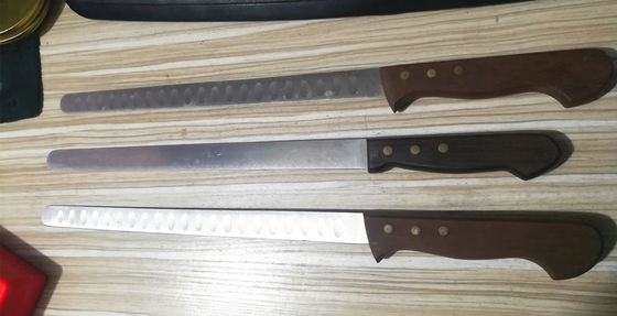Barbeadores de trufas Faca de Foie Gras Faca de queijo Faca com alça de rosa pode imprimir logotipo