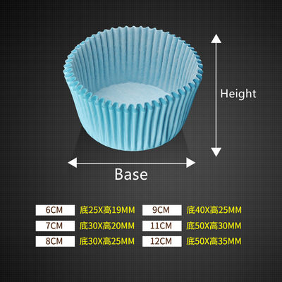 Anti-óleo PE Lamination Wedding Cupcake Liners Impressão offset