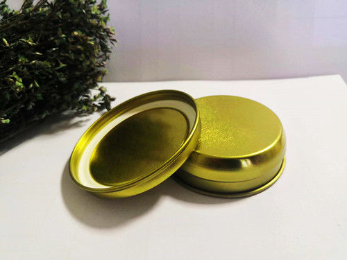0.28mm Grado Alimentar Caixa de caviar Embalagem de lata vazia 50g