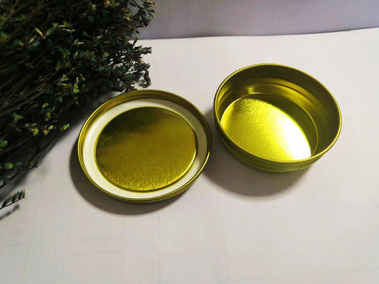 0.28mm Grado Alimentar Caixa de caviar Embalagem de lata vazia 50g